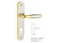 Tirador de puerta ligero de la aleación del cinc, cuerpo largo de la cerradura de la vida útil de los botones de puerta de entrada
